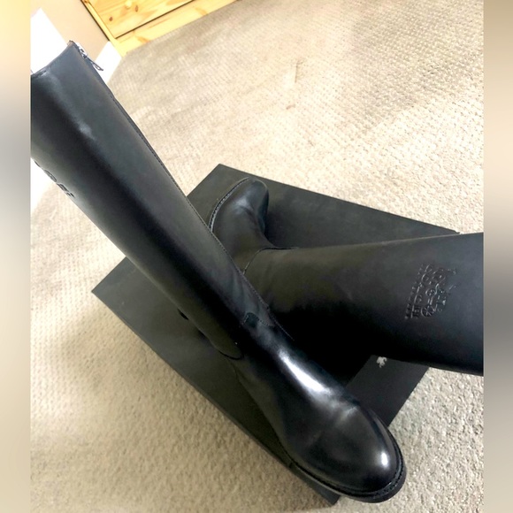 Coach black leather boots; Size:US6.5 - Picture 3 of 5